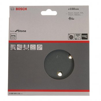 429 р. Бумага наждачная на липучке D150 Р600 8 отверстий 5шт. BOSCH BOSCH 2608605131 BOSCH 2608605131  с доставкой в г. Керчь. Увеличить фотографию 1