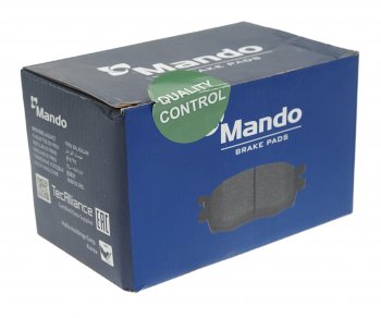 2 679 р. Колодки тормозные FIAT Ducato (07-) задние (4шт.) MANDO MANDO mbf015038 MANDO mbf015038  с доставкой в г. Керчь. Увеличить фотографию 2