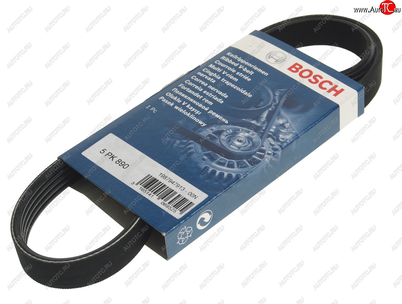 649 р. Ремень приводной поликлиновой 5PK890 BOSCH BOSCH 1987947913 BOSCH 1987947913  с доставкой в г. Керчь