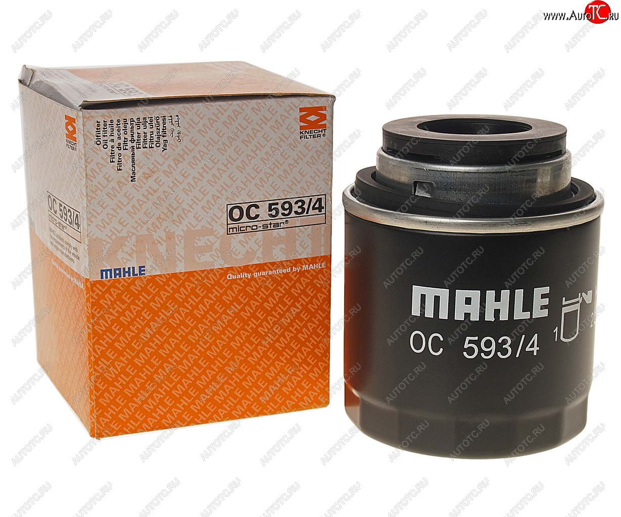 1 799 р. Фильтр масляный VW Golf,Passat,Polo (07-) AUDI A3 SKODA Octavia,Fabia (08-) (1.21.4 TSI) MAHLE MAHLE oc5934  с доставкой в г. Керчь