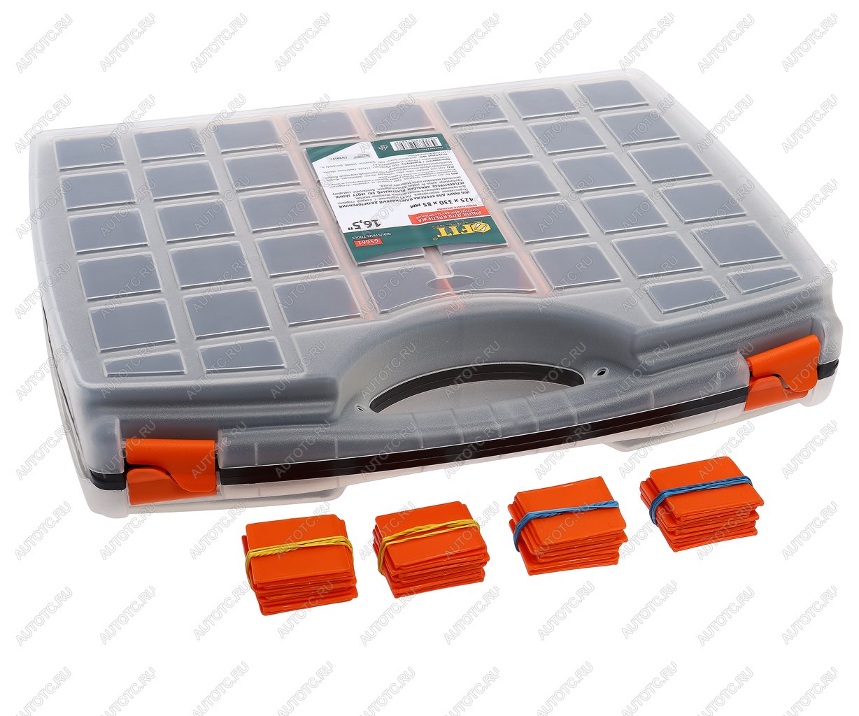 1 239 р. Ящик-органайзер 425х330х85мм двусторонний FIT FIT 65661  с доставкой в г. Керчь