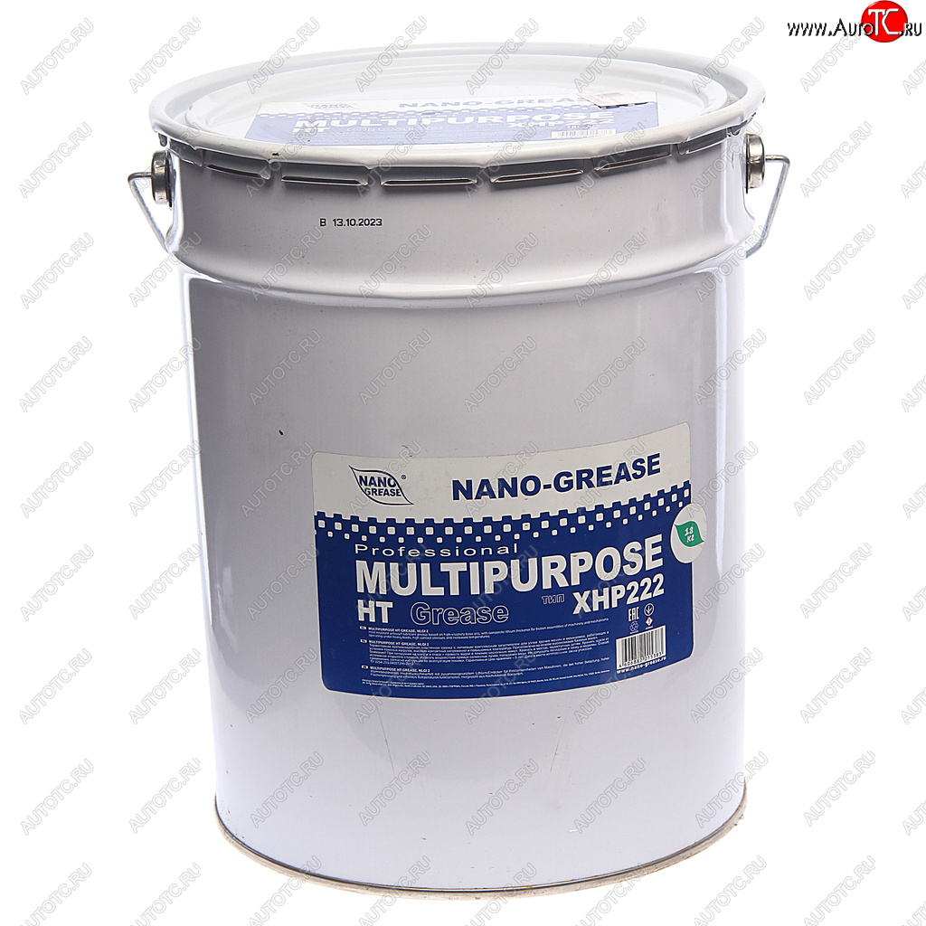 14 699 р. Смазка литиевая высокотемпературная BLUE MULTIPURPOSE HT Grease 18кг (синяя) NANO NANO 4979ф  с доставкой в г. Керчь