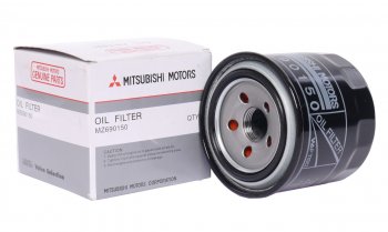 589 р. Фильтр масляный MITSUBISHI Galant (98-03),Pajero (06-) OE MITSUBISHI mz690150  с доставкой в г. Керчь. Увеличить фотографию 1