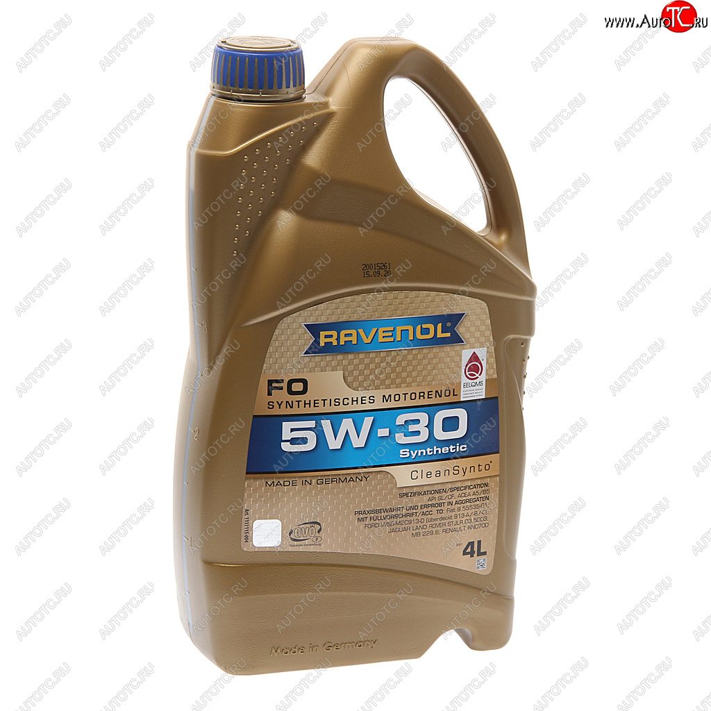 4 699 р. Масло моторное FO 5W30 синт.4л RAVENOL RAVENOL 1111115-004  с доставкой в г. Керчь