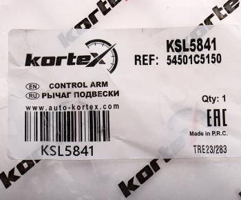 6 899 р. Рычаг подвески KIA Sorento (15-) передней нижний правый KORTEX KORTEX ksl5841  с доставкой в г. Керчь. Увеличить фотографию 4