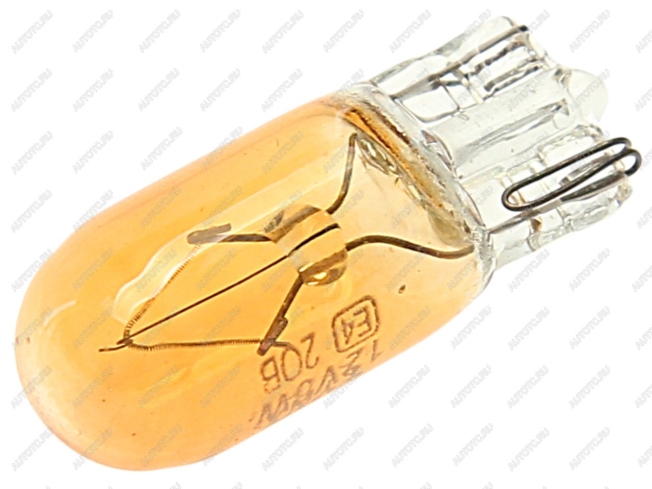 34 р. Лампа 12V WY5W W2.1x9.5d желтая (1шт.) LYNX LYNX l12805y  с доставкой в г. Керчь