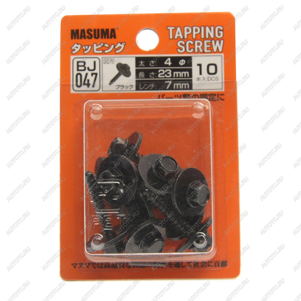254 р. Саморез 4.2х25мм набор 10шт. MASUMA MASUMA bj-047  с доставкой в г. Керчь
