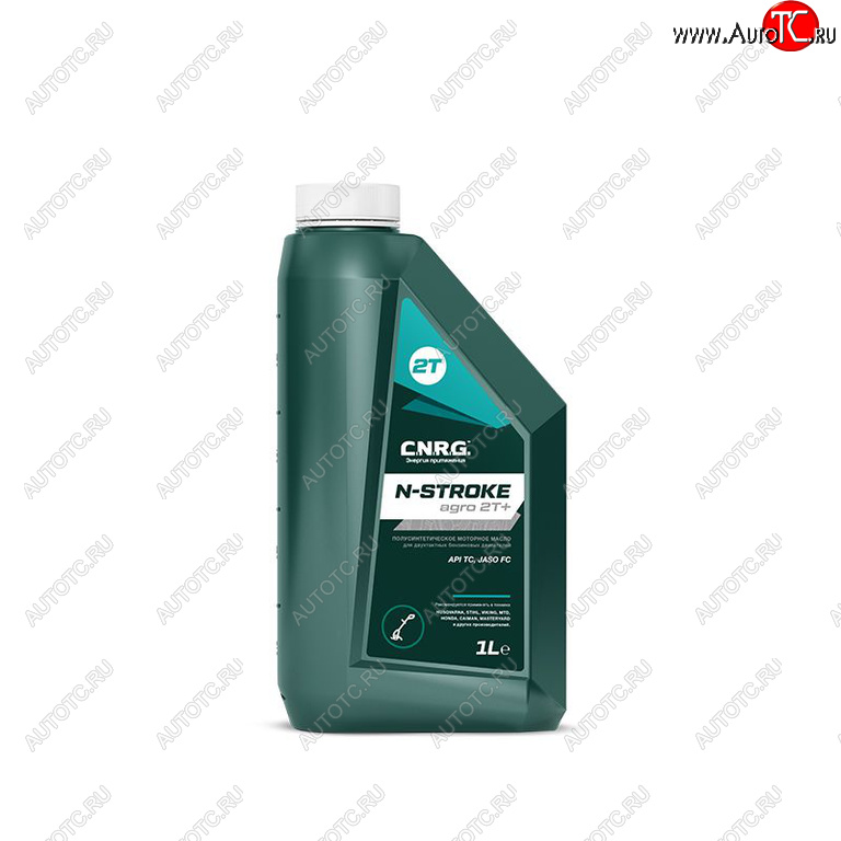 419 р. Масло моторное для 2-х тактных двигателей N-Stroke Agro 2T+ псин.1л CNRG CNRG cnrg-157-0001  с доставкой в г. Керчь