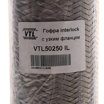 1 079 р. Гофра глушителя 50x250 трехслойная interlock нержавеющая сталь МЗГС МЗГС vtl50250 il  с доставкой в г. Керчь. Увеличить фотографию 3