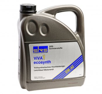 7 349 р. Масло моторное VIVA 1 ECOSYNTH 0W40 синт.4л SRS SRS 4033885000854  с доставкой в г. Керчь. Увеличить фотографию 1