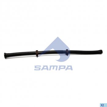 1 649 р. Трубка КАМАЗ-5490 MERCEDES компрессора воздушного SAMPA SAMPA 208.246  с доставкой в г. Керчь. Увеличить фотографию 1