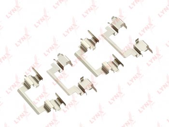 519 р. Комплект MITSUBISHI Lancer (07-),Galant (96-) монтажный колодок тормозных передних LYNX LYNX bc8233  с доставкой в г. Керчь. Увеличить фотографию 1