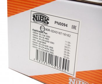 5 949 р. Колодки тормозные передние (4шт.) NIBK BMW X5 E70 дорестайлинг (2006-2010)  с доставкой в г. Керчь. Увеличить фотографию 3