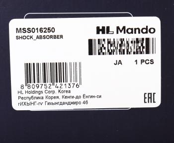 9 499 р. Амортизатор SUBARU Tribeca (05-) передний левый газовый MANDO MANDO mss016250 MANDO mss016250  с доставкой в г. Керчь. Увеличить фотографию 4