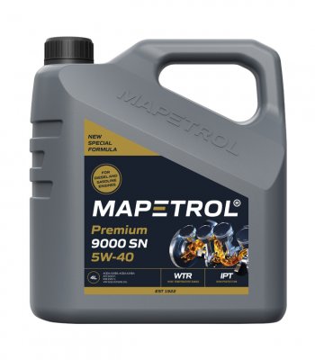 4 299 р. Масло моторное PREMIUM 9000 SN 5W40 синт.4л MAPETROL MAPETROL map0035  с доставкой в г. Керчь. Увеличить фотографию 1