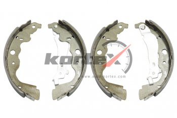 2 389 р. Колодки тормозные задние барабанные (4шт.) KORTEX Лада Ларгус рестайлинг R90 (2021-2025)  с доставкой в г. Керчь. Увеличить фотографию 2