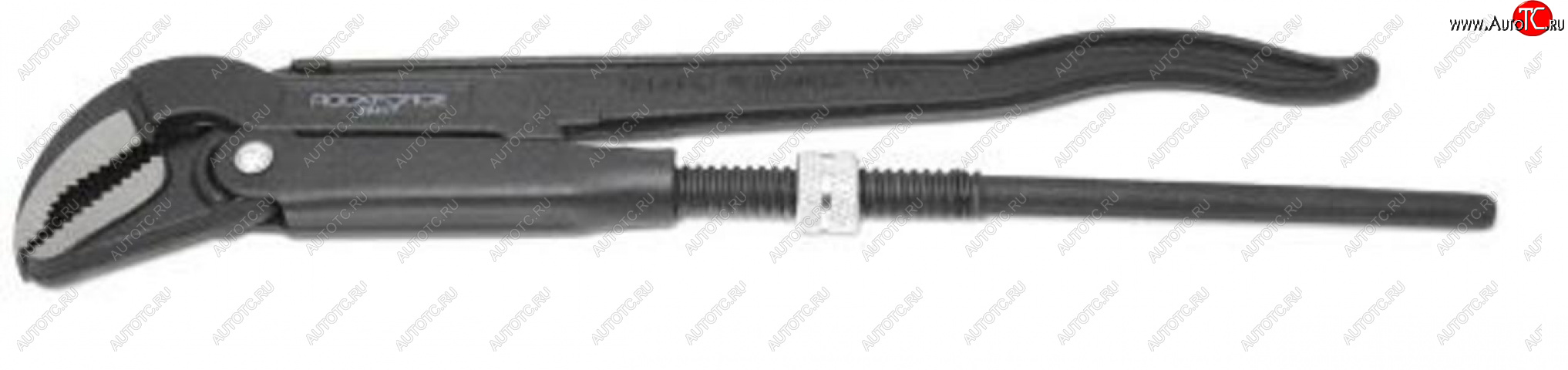 3 199 р. Ключ газовый 100мм 2 45град. ROCKFORCE ROCKFORCE rf-684l22  с доставкой в г. Керчь
