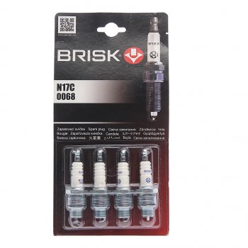 959 р. Свеча зажигания ГАЗ-2410 BRISK N17С комплект BRISK n17c  с доставкой в г. Керчь. Увеличить фотографию 1