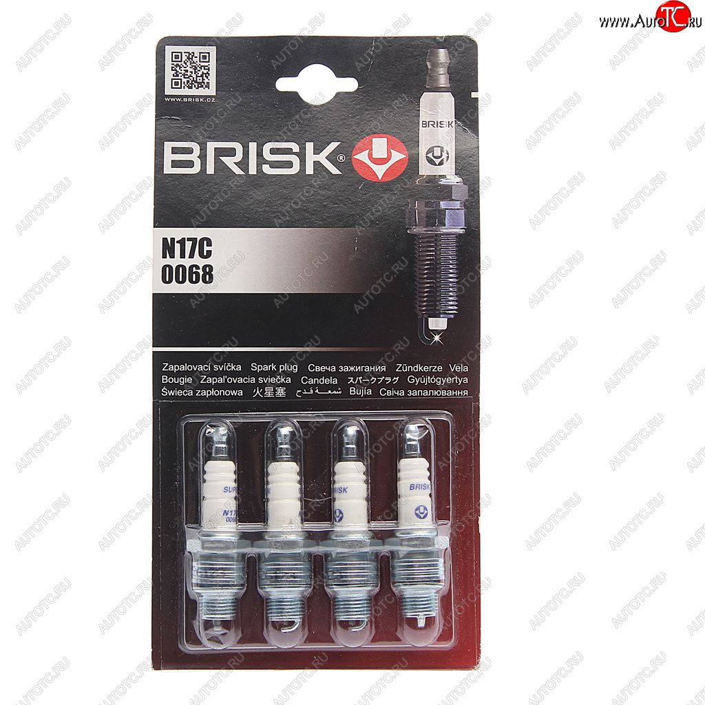 959 р. Свеча зажигания ГАЗ-2410 BRISK N17С комплект BRISK n17c  с доставкой в г. Керчь