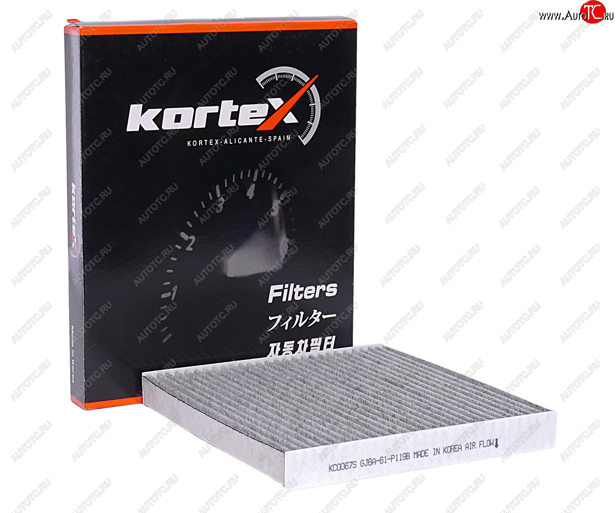 499 р. Фильтр воздушный салона MAZDA 6 (02-) KORTEX KORTEX kc0067s KORTEX kc0067s  с доставкой в г. Керчь