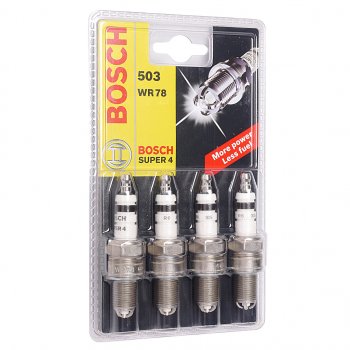 1 449 р. Свеча зажигания ВАЗ-2108 WR78 комплект BOSCH BOSCH 0242232803  с доставкой в г. Керчь. Увеличить фотографию 1