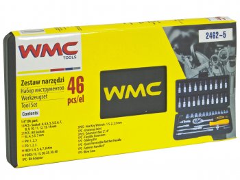 969 р. Набор головок торцевых и бит-головок 14 46 предметов WMC TOOLS WMC TOOLS wmc-2462-5  с доставкой в г. Керчь. Увеличить фотографию 2