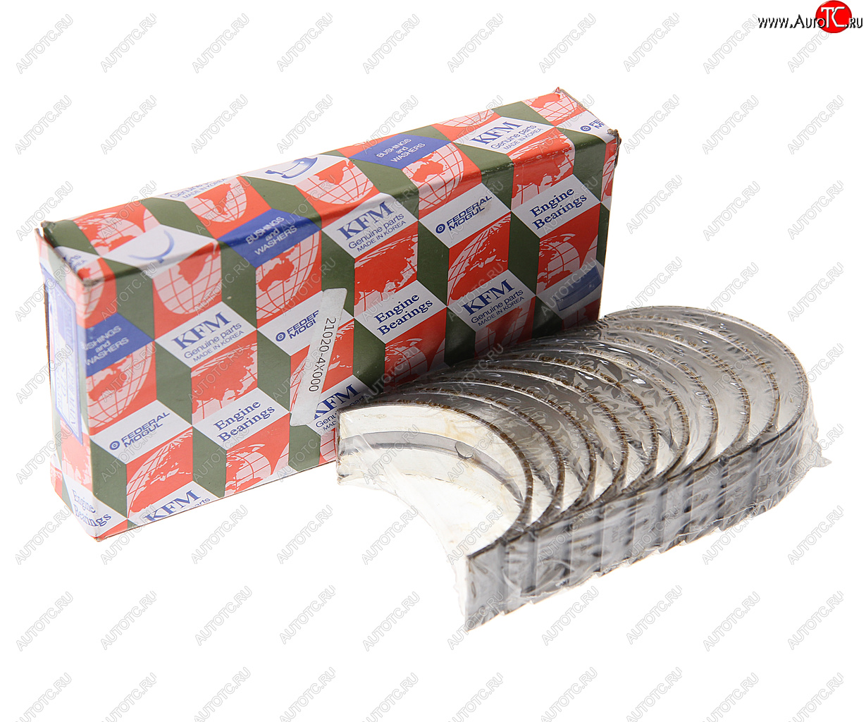 2 459 р. Вкладыши KIA Bongo 3 (06-) (2.72.93.0) коренные STD комплект (10шт.) KFM KFM 21020-4x000  с доставкой в г. Керчь