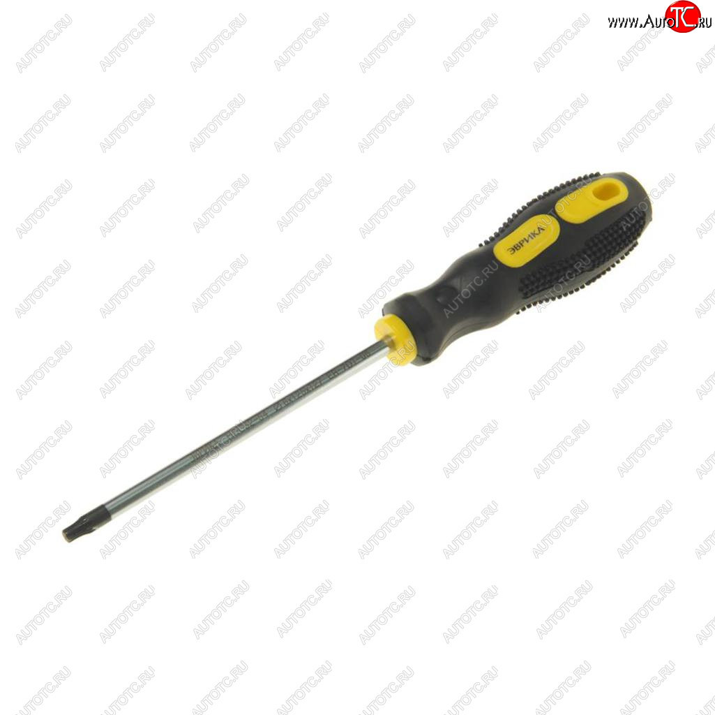 50 р. Отвертка TORX T27х125мм магнитная с противоскользящей ручкой ЭВРИКА ЭВРИКА er-7dt-05  с доставкой в г. Керчь