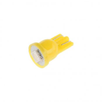 9 р. Лампа светодиодная 12V W5W T10 W2.1x9.5d Yellow MEGAPOWER MEGAPOWER-AUTOMOTIVE 10411y  с доставкой в г. Керчь. Увеличить фотографию 1