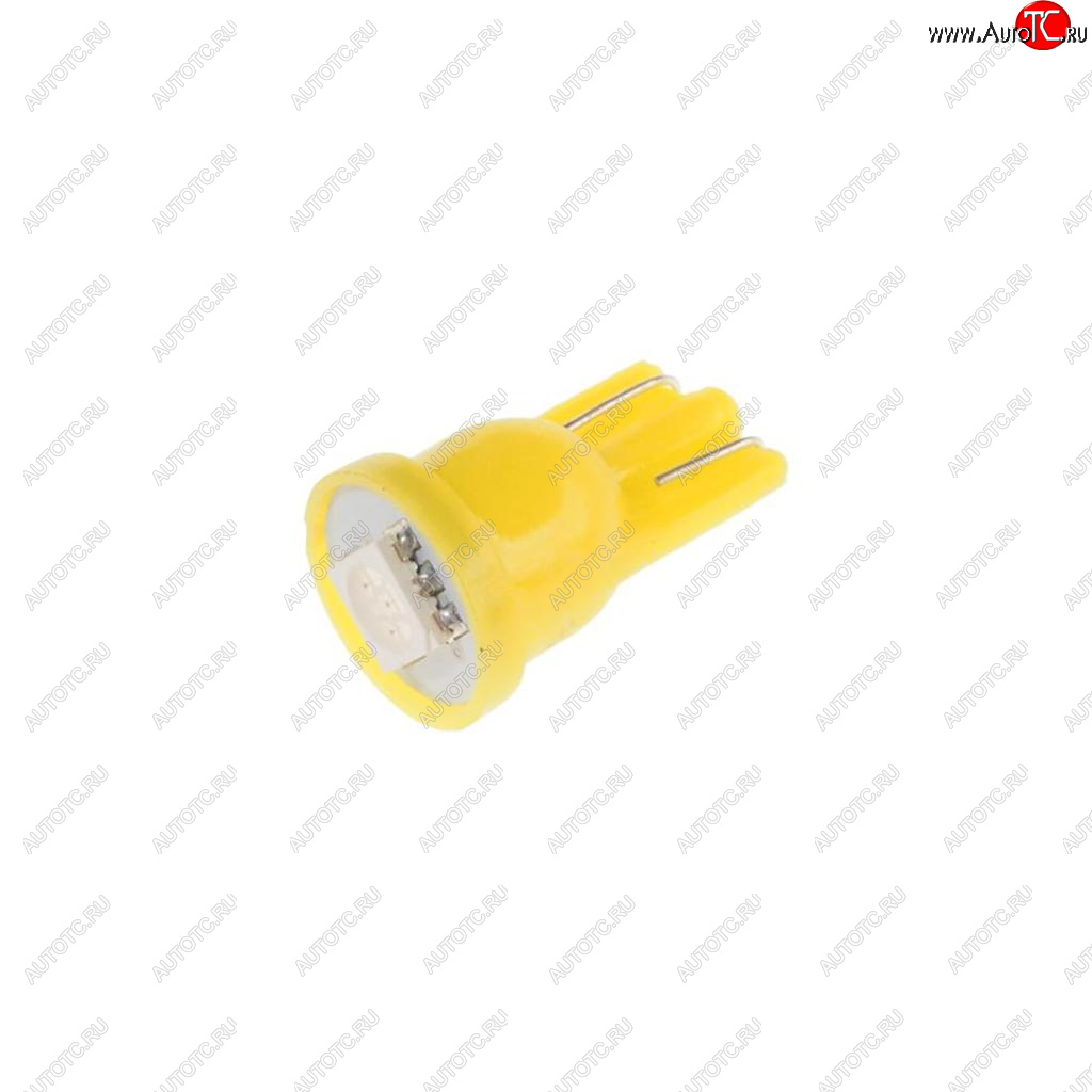 9 р. Лампа светодиодная 12V W5W T10 W2.1x9.5d Yellow MEGAPOWER MEGAPOWER-AUTOMOTIVE 10411y  с доставкой в г. Керчь