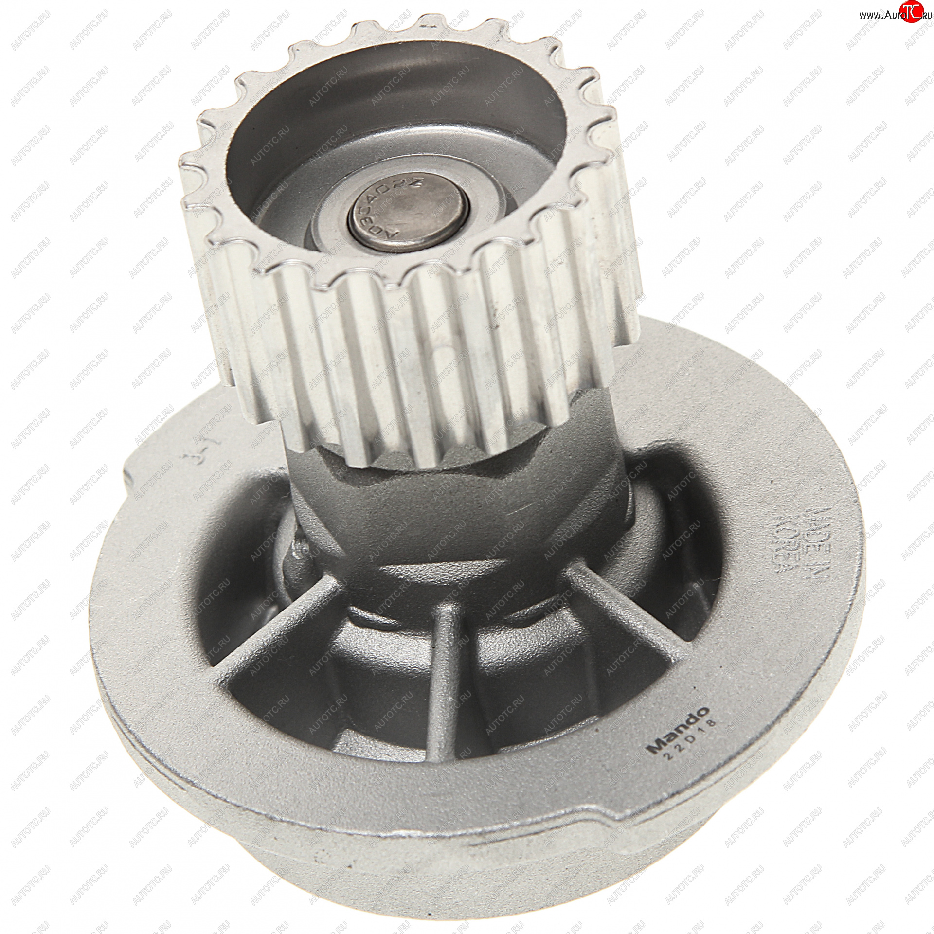 2 699 р. Насос водяной CHEVROLET Lacetti (1.41.6 DOHC),Aveo (03-) (1.4 DOHC) MANDO MANDO ewpd0004  с доставкой в г. Керчь