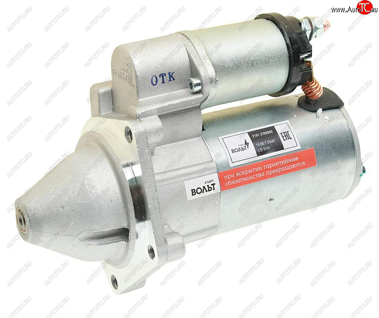 4 399 р. Стартер ВАЗ-2101-2107,2121,2123 редукторный z=11 1.44кВт STARTVOLT STARTVOLT lst 0101  с доставкой в г. Керчь