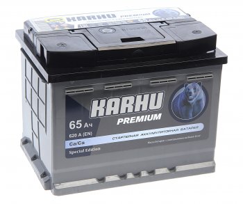 8 399 р. Аккумулятор KARHU Premium 65Ач KAINAR 6ст65(1)  с доставкой в г. Керчь. Увеличить фотографию 1