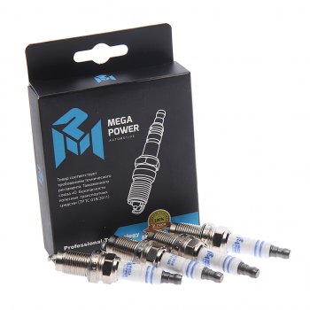 1 499 р. Свеча зажигания VW Golf 5,6,Jetta,Passat B6 AUDI A3 SKODA Octavia,Fabia (1.4 FSI) (4шт.) MEGAPOWER MEGAPOWER 370-31-122  с доставкой в г. Керчь. Увеличить фотографию 2