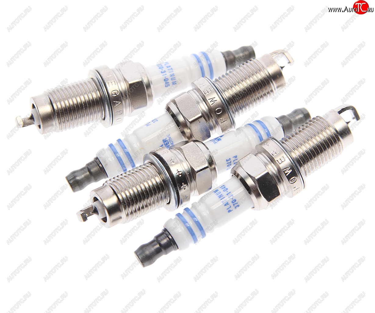 1 499 р. Свеча зажигания VW Golf 5,6,Jetta,Passat B6 AUDI A3 SKODA Octavia,Fabia (1.4 FSI) (4шт.) MEGAPOWER MEGAPOWER 370-31-122  с доставкой в г. Керчь