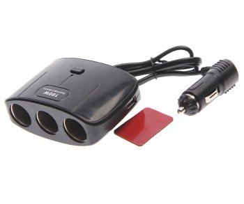 299 р. Разветвитель прикуривателя 3-х гнездовой 12-24V 2USB OLESSON OLESSON no.1635  с доставкой в г. Керчь. Увеличить фотографию 1