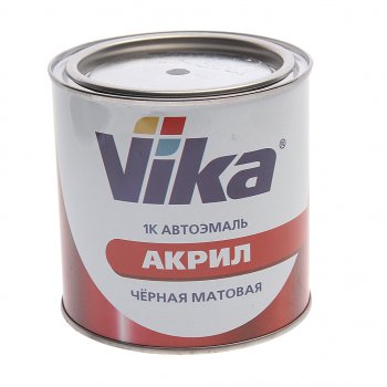779 р. Краска черная матовая 850г VIKA VIKA 18-000082 VIKA 18-000082  с доставкой в г. Керчь. Увеличить фотографию 1