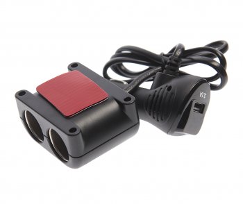 569 р. Разветвитель прикуривателя 2-х гнездовой 12-24V 1USB OLESSON OLESSON no.1641  с доставкой в г. Керчь. Увеличить фотографию 2