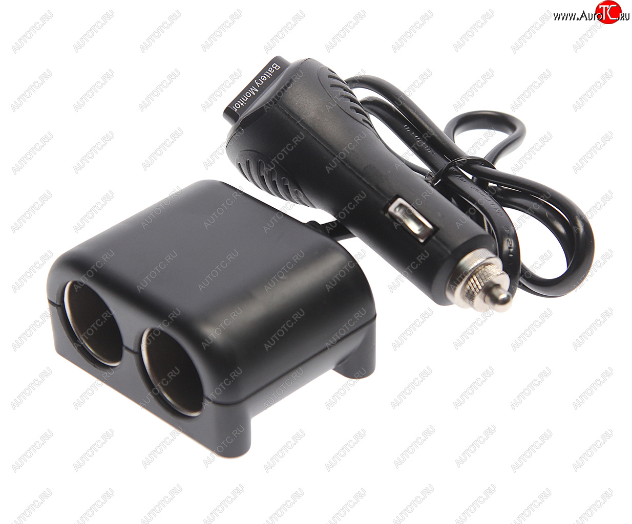 569 р. Разветвитель прикуривателя 2-х гнездовой 12-24V 1USB OLESSON OLESSON no.1641  с доставкой в г. Керчь