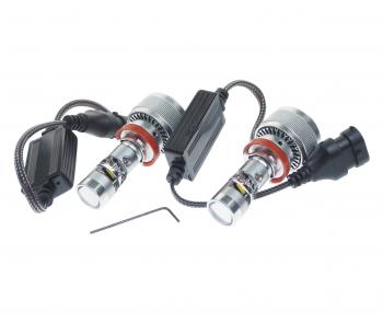4 949 р. Лампа светодиодная 12V H11 PGJ19-2 линза 4300K бокс (2шт.) CLEARLIGHT CLEARLIGHT kbm cl h11 mini pro 4k-2  с доставкой в г. Керчь. Увеличить фотографию 1