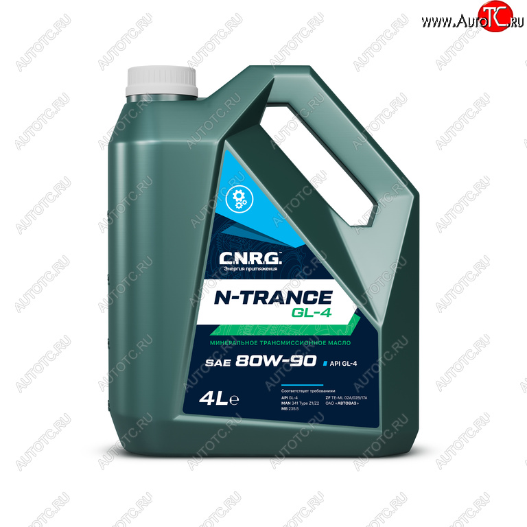 929 р. Масло трансмиссионное N-Trance GL-4 80W90 мин.4л CNRG CNRG cnrg-041-0004p  с доставкой в г. Керчь