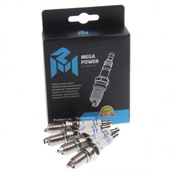 268 р. Свеча зажигания мото APRILIA KTM KAWASAKI SUZUKI YAMAHA HONDA (4шт.) MEGAPOWER MEGAPOWER 370-31-110  с доставкой в г. Керчь. Увеличить фотографию 2
