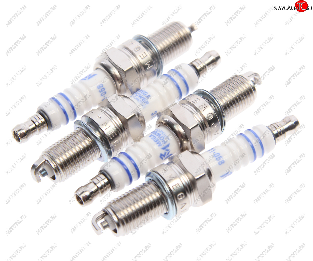 268 р. Свеча зажигания мото APRILIA KTM KAWASAKI SUZUKI YAMAHA HONDA (4шт.) MEGAPOWER MEGAPOWER 370-31-110  с доставкой в г. Керчь