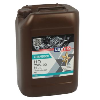 11 199 р. Масло трансмиссионное TRANSSOL HD GL-5MT-1 75W90 синт.20л18кг LUXE LUXE 30235  с доставкой в г. Керчь. Увеличить фотографию 1