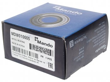2 899 р. Подшипник ступицы HYUNDAI Elantra (11-) KIA Cerato (08-),Ceed (06-),Soul передней MANDO MANDO mdw010005 MANDO mdw010005  с доставкой в г. Керчь. Увеличить фотографию 2