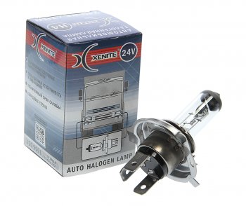 202 р. Лампа 24V H4 7570W P43t 3200К Standard XENITE XENITE 1007064  с доставкой в г. Керчь. Увеличить фотографию 2