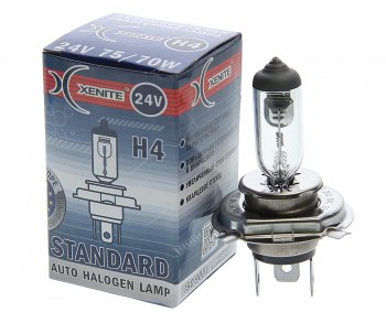 202 р. Лампа 24V H4 7570W P43t 3200К Standard XENITE XENITE 1007064  с доставкой в г. Керчь. Увеличить фотографию 1