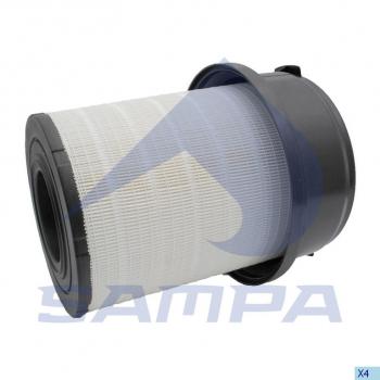 Фильтр воздушный MERCEDES Actros (с крышкой) SAMPA SAMPA 202.337-01