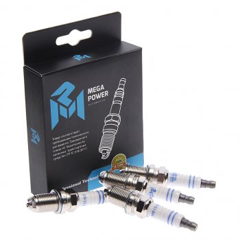 759 р. Свеча зажигания VW Bora,Golf 4,5,6,Passat B3,B5,B6 (1.41.61.8) AUDI A3 SEAT SKODA (4шт.) MEGAPOWER MEGAPOWER 370-31-121  с доставкой в г. Керчь. Увеличить фотографию 3