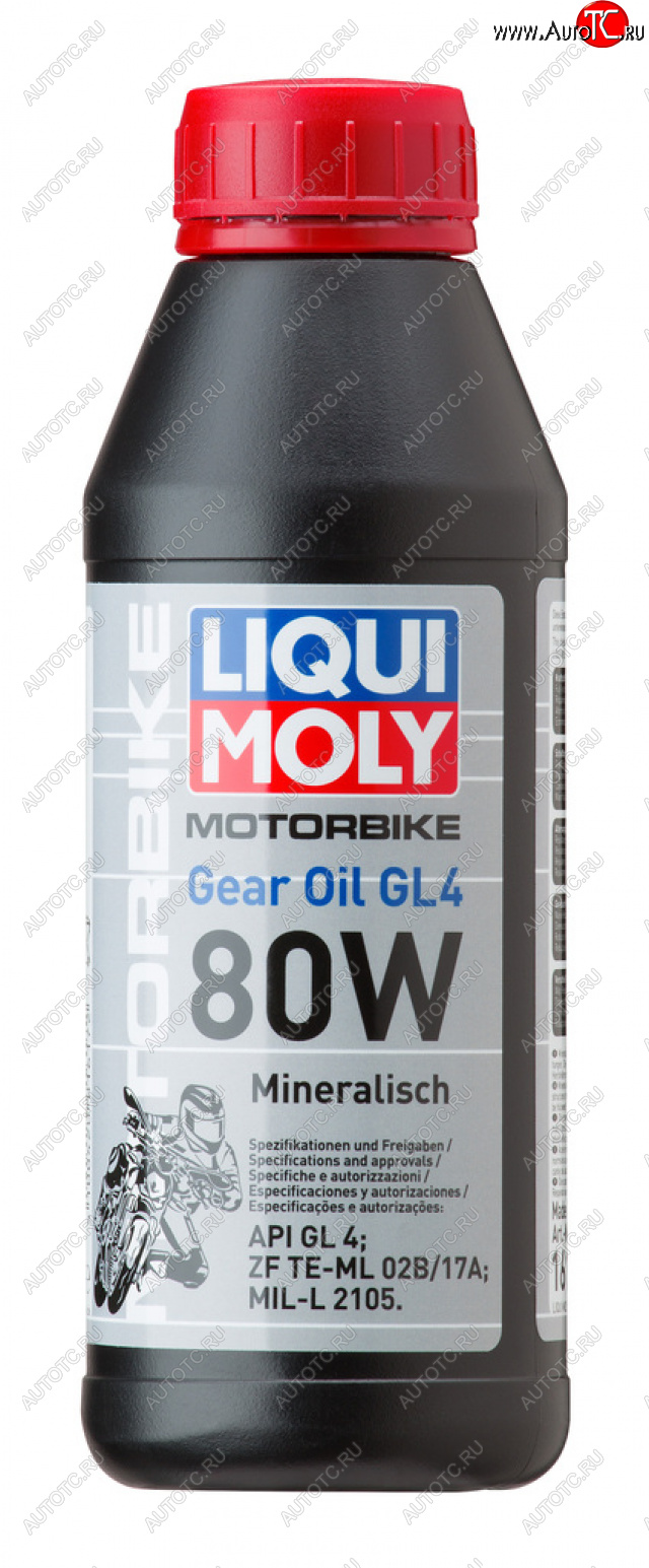 819 р. Масло трансмиссионное RACING GEAR OIL мото GL-4 80W мин.0.5л LIQUI MOLY LIQUI MOLY 1617  с доставкой в г. Керчь